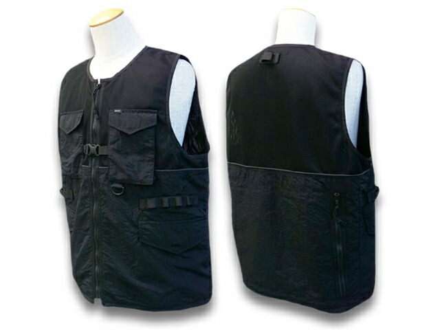 dsrcv正規オンラインカラーdsrcv MESH VEST BLACK メッシュベスト