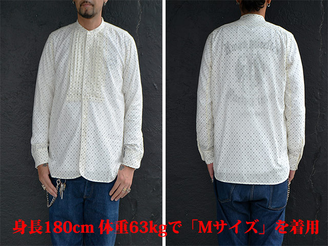 【BY GLADHAND/バイグラッドハンド】2022AW「Dinner L/S Stand Collar  Shirts/ディナーロングスリーブスタンドカラーシャツ」(BYGH-22-AW-14)(GANGSTERVILLE/ギャングスタービル/WEIRDO/ウィアード/アメカジ/ホットロッド/WO...