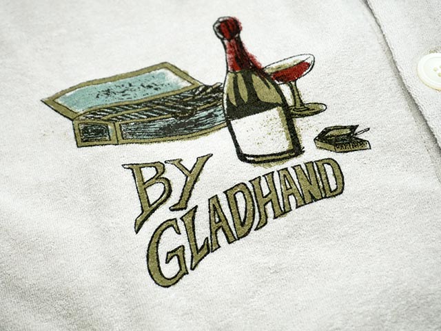 【BY GLADHAND/バイグラッドハンド】2023SS「Horse Head  Cardigan/ホースヘッドカーディガン」(BYGH-23-SS-13)(GANGSTERVILLE/ギャングスタービル/WEIRDO/ウィアード/GLAD  HAND/グラッドハンド/アメカジ/ホットロッド/WOLF