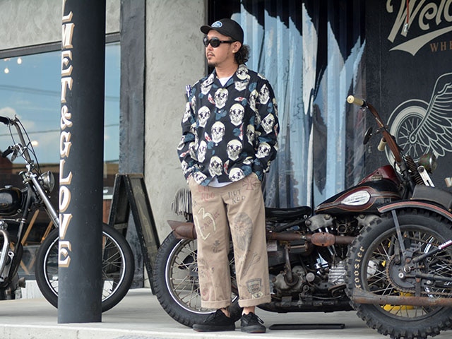 ガ*ア様 【美品】DRESS HIPPY ドレスヒッピー FACE TWO SK 30% OFF)【DRESS HIPPY/ドレスヒッピー】2025AW「Face Two Skull L/S