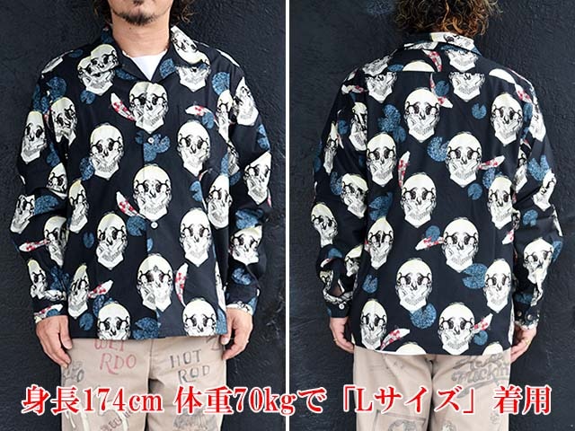 30% OFF)【DRESS HIPPY/ドレスヒッピー】2025AW「Face Two Skull L/S