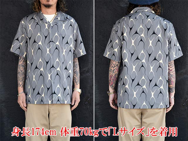 全3色【AT-DIRTY/アットダーティー】2026SS「Flames S/S Shirt