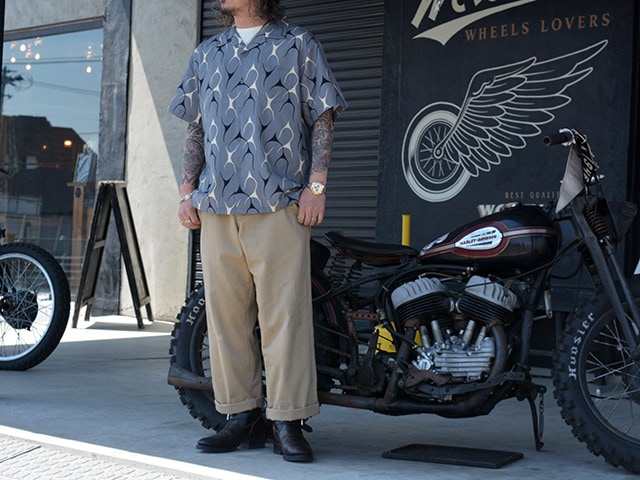 全3色【AT-DIRTY/アットダーティー】2026SS「Flames S/S Shirt