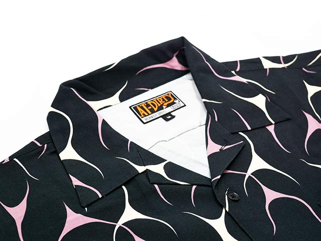 全3色【AT-DIRTY/アットダーティー】2026SS「Flames S/S Shirt