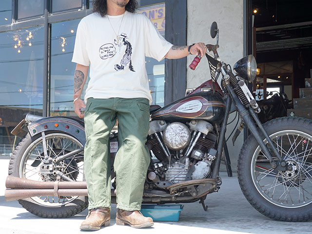 【FREE WHEELERS/フリーホイーラーズ】2023SS「Tropical Trousers”JUNGLE  FATIGUES”/トロピカルトラウザース”ジャングルファティーグ”」(2322004)(アメカジ/アウトドア/ミリタリー/ハーレー/ホットロッド/WOLF 