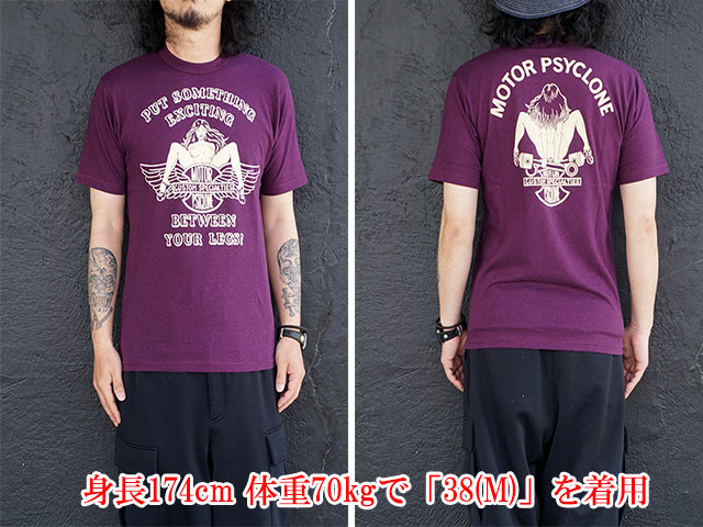 全2色【FREE WHEELERS/フリーホイーラーズ】2023SS「Short Sleeve Crew Neck  Tee”TEMPTATION”/ショートスリーブクルーネックTee”テンプテーション”」(2325009)(ホイールズアパレル/アメカジ/ミリタリー/ハーレー/WOLF 