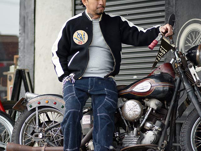 【FREE WHEELERS/フリーホイーラーズ】2023FW「Reversible Sports Jacket”SPEED BUG・HARPPER  HOT IRONS”/リバーシブルスポーツジャケット”スピードバグ・ハーパーホットアイアンズ”」(2331017)