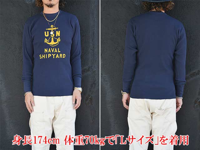 FREE WHEELERS/フリーホイーラーズ】2025FW「Crew Necked Thermal L/S