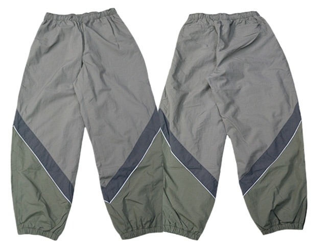ゴルフィッカーズNylon Training Pants グレー Lサイズ FREE WHEELERS/フリーホイーラーズ】2026SS「PHYSICAL TRAINING PANTS