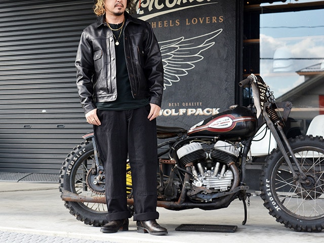 フリーホイーラーズ \"チョッパービルダー\" WORK TROUSERS FREE WHEELERS/フリーホイーラーズ】2025FW「WORK TROUSERS”CHOPPER