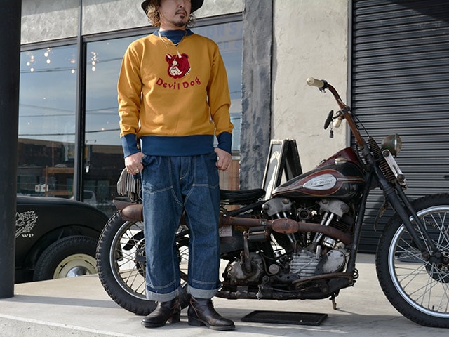 全2色【FREE WHEELERS/フリーホイーラーズ】2025FW「DOUBLE V SWEAT