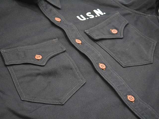 Navy Wolf ページになります FREE WHEELERS/フリーホイーラーズ】2025FW「U.S.NAVY UTILITY SHIRT