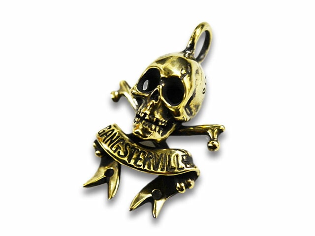 galcia ガルシア　ネックレス　スカル galcia/ガルシア】×【GANGSTERVILLE/ギャングスタービル】「Skull