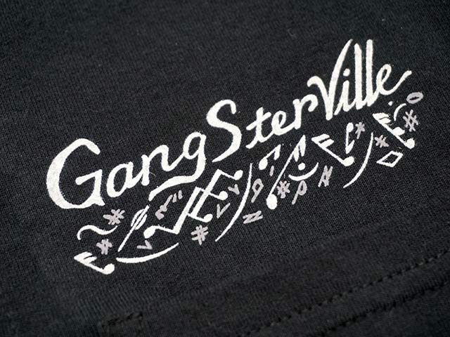 全2色【GANGSTERVILLE/ギャングスタービル】2023SS「S/S Henry Neck  Tee”SHADOWS”/ショートスリーブヘンリーネックTee”シャドウズ”」(GSV-23-SS-22)(WEIRDO/ウィアード/GLAD  HAND/グラッドハンド/WOLF ...