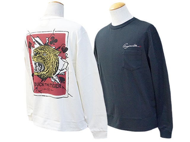 全2色【GANGSTERVILLE/ギャングスタービル】2024AW「Heavy Weight Binder Neck L/S Tee”TIGER  ALLEY”/ヘビーウェイトバインダーネックロングスリーブTee”タイガーアレイ”」(GSV-24-AW-14) | ブランド,G, GANGSTERVILLE | WOLF PACK