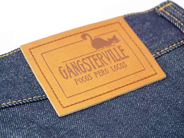 GANGSTERVILLE/ギャングスタービル】「Thug Wide Denim”IRON CROSS