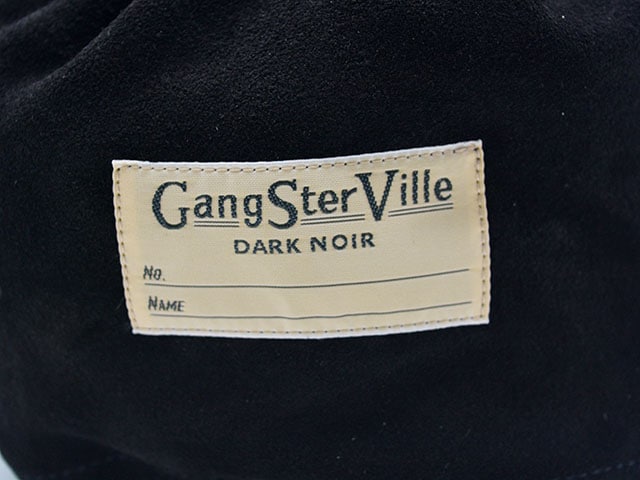 全2色【GANGSTERVILLE/ギャングスタービル】2025AW「DARK NOIR-Leather