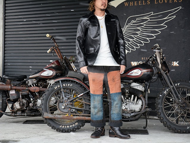 GANGSTERVILLE/ギャングスタービル】「30's Car Coat”Horse Hide