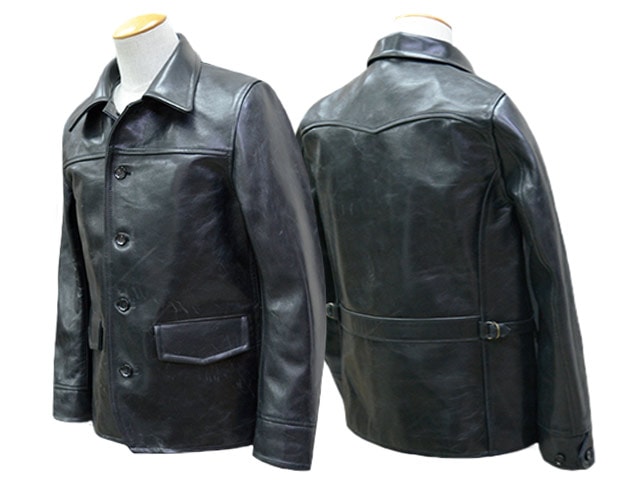 GANGSTERVILLE 馬革 ホースハイド カーコート GANGSTERVILLE/ギャングスタービル】「30's Car Coat”Horse Hide