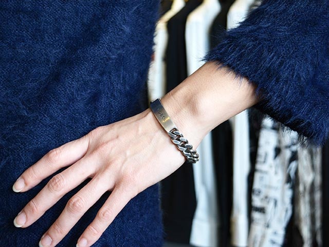 GLAD HAND/グラッドハンド】「ID Bracelet/IDブレスレット」(Silver925