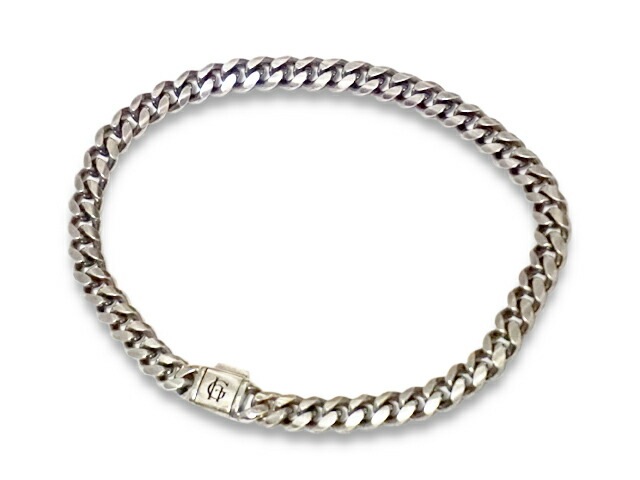 【GLAD HAND/グラッドハンド】「Narrow Chain Bracelet/ナローチェーンブレスレット」(Silver925),  (GANGSTERVILLE/ギャングスタービル/WEIRDO/ウィアード/アメカジ/アクセサリー/ジュエリー/プレゼント)-WOLF PACK