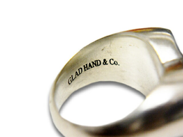 GLAD HAND/グラッドハンド】「Button Ring”Heart Small”/ボタンリング