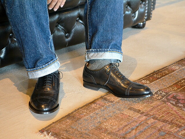 【GLAD HAND×REGAL/グラッドハンド×リーガル】「Semi Brogue Oxford  Shoes/セミブローグシューズ」(GANGSTERVILLE/ギャングスタービル/WEIRDO/ウィアード/OLD  CROW/オールドクロウ/アメカジ/WOLF