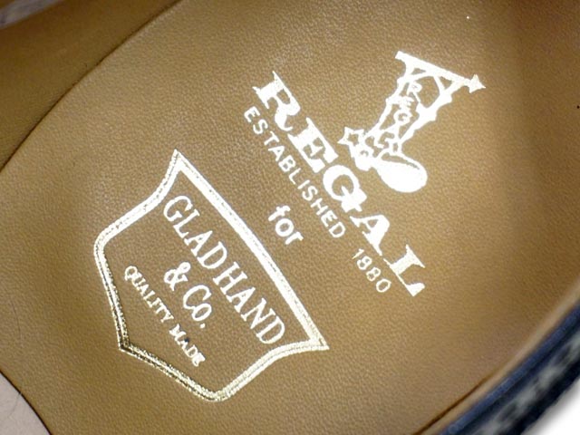 【GLAD HAND×REGAL/グラッドハンド×リーガル】「Semi Brogue Oxford  Shoes/セミブローグシューズ」(GANGSTERVILLE/ギャングスタービル/WEIRDO/ウィアード/OLD  CROW/オールドクロウ/アメカジ/WOLF