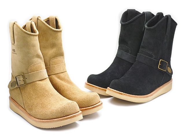 GLAD HAND/グラッドハンド】×【ALL AMERICAN BOOTS/オールアメリカンブーツ】「Short Engineer  Boots”Suede”/ショートエンジニアブーツ”スウェード”」 | ブランド,G,GLAD HAND | WOLF PACK