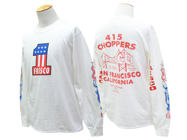 全2色【415 CLOTHING/415クロージング】「Printed L/S Tee”FRISCO #1