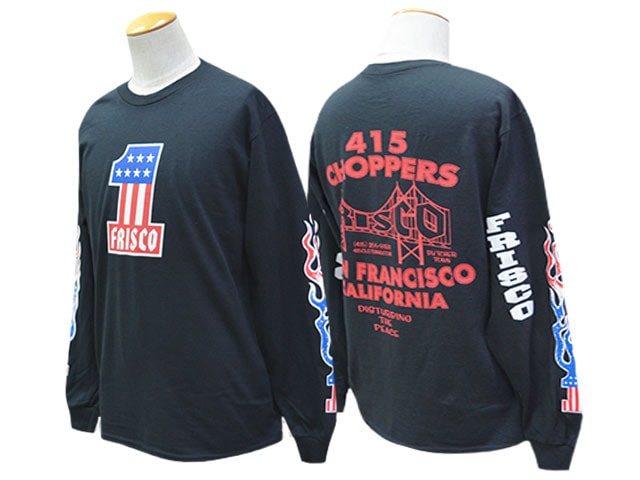 全2色【415 CLOTHING/415クロージング】「Printed L/S Tee”FRISCO #1