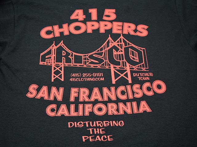 全2色【415 CLOTHING/415クロージング】「Printed L/S Tee”FRISCO #1