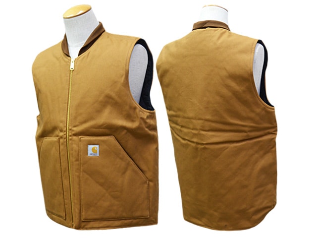 Carhartt duck vest カーハート ダックベスト 全2色【Carhartt/カーハート】「DUCK Vest/ダックベスト」(V01
