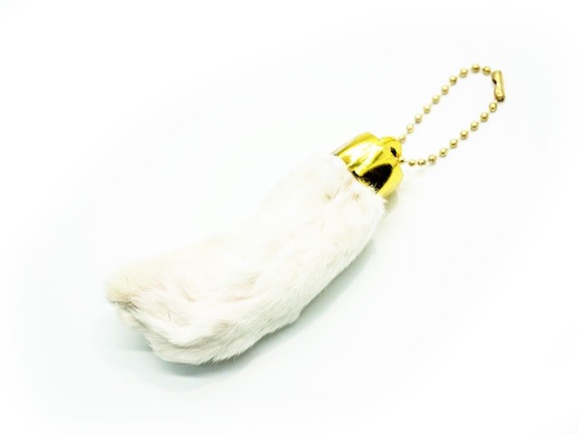 全6色【USA Import Goods/USAインポートグッズ】「Lucky Rabbit Foot Key  Holder/ラッキーラビットフットキーホルダー」(WESTRIDE/ウエストライド/WESTERN  RIVER/ウエスタンリバー/アメカジ/ハーレー/WOLF