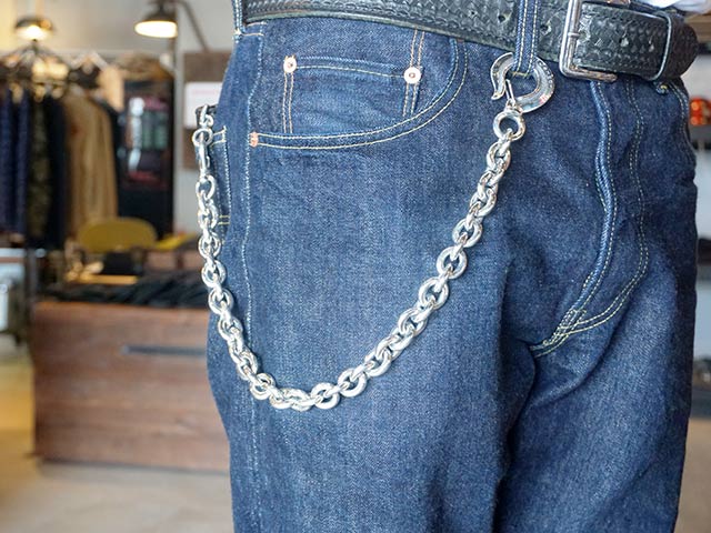 【Jango/ジャンゴ】「Wallet  Chain-03/ウォレットチェーン-03」(JWC-03)(Silver925/GERUGA/ゲルガ/LOST  CONTROL/ロストコントロール/ハーレー/プレゼント/アクセサリー/WOLF PACK/ウルフパック)-WOLF PACK