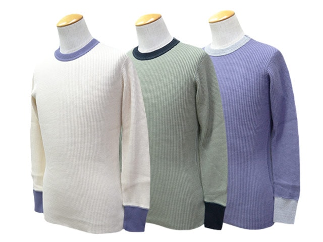 全3色【JELADO/ジェラード】2026AW「Crew Neck MEGA Thermal 2Tone