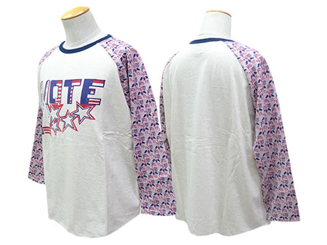 JELADO/ジェラード】2026AW「Raglan Tee VOTE Print/ラグランTeeボート