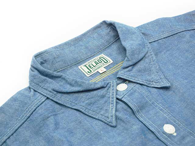 【JELADO”PRODUCT”/ジェラード”プロダクト”】2023AW「Smoker  Shirts/スモーカーシャツ」(JP94112)(シャンブレーシャツ/The 2 Monkeys/ザ  トゥーモンキーズ/アメカジ/ハーレー/ホットロッド/ミリタリー/ホイールズアパレル/WOLF