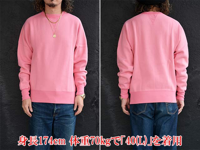 トレーナー/スウェット check in.sweat/pink 全2色【JELADO”ATHLETIC BRAND”/ジェラード”アスレチックブランド