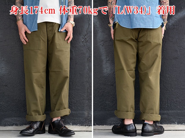 全3色【JELADO/ジェラード】「CM47 HBT Baker Pants/CM47 HBTべ