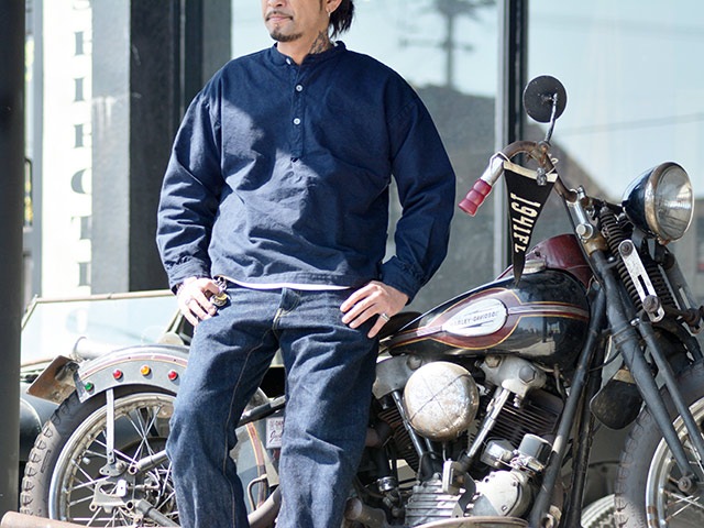 【The 2 Monkeys/ザ トゥーモンキーズ】2023SS「Belle Epoque Waist  Pullover/ベルエポックウエストプルオーバー」(TM81133)(JELADO/ジェラード/ホイールズアパレル/アメカジ/ハーレー/ホットロッド/ミリタリー/WOLF 