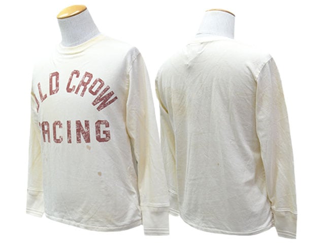 全2色【OLD CROW/オールドクロウ】2025AW「Racing L/S Tee/レーシング