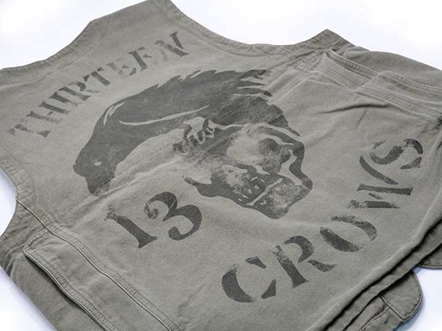 全2色【OLD CROW/オールドクロウ】2025AW「Thirteen Crows Tool Vest