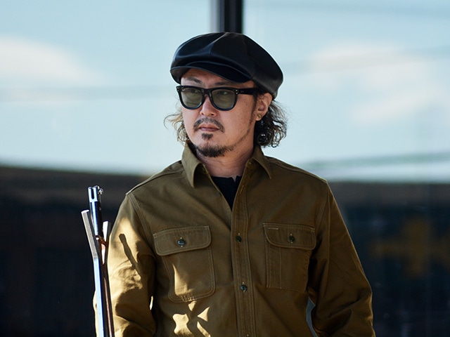 OLD CROW(オールドクロウ) ストライプキャスケット Lサイズ flashcadillackustom_oc07