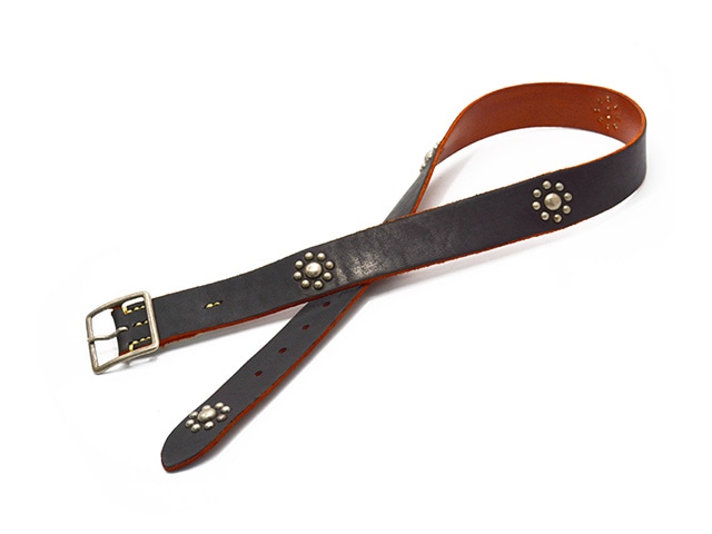 HTC スタッズナローベルト　茶芯 茶芯 ナローベルト スタッズベルト HTC vintage works 等 HTC ナロー