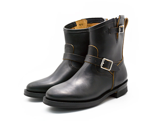 horseupエンジニアブーツ２７センチ美品 スチールトゥ 本革 ショートブーツ ユニセックス スチールトゥ エンジニア