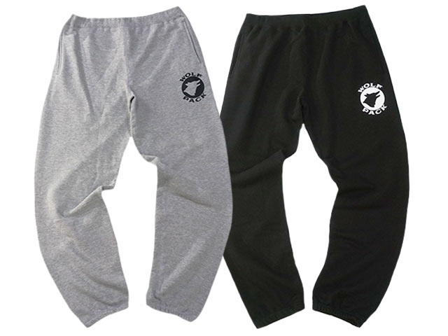 全2色【WOLF PACK original/ウルフパックオリジナル】「Regular Weight Sweat  Pants/レギュラーウェイトスウェットパンツ」, (ホールズラバーズデイズ/ハーレー/ホットロッド/アメカジ)-WOLF PACK