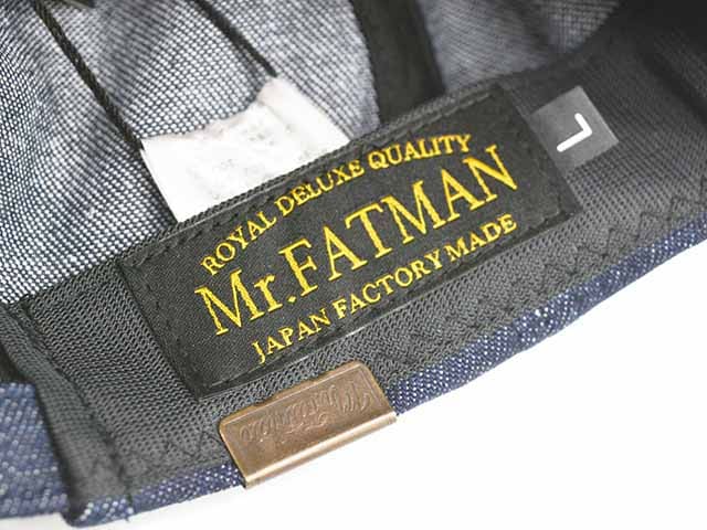 全2色【Mr.FATMAN/ミスターファットマン】2025SS「Short Brim Cap by