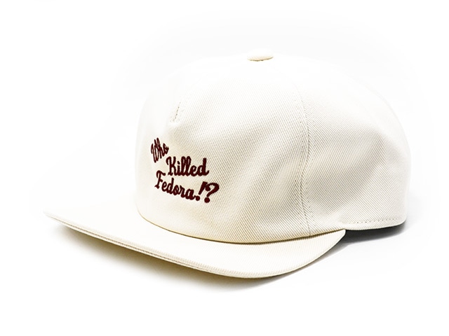 全3色【Mr.FATMAN/ミスターファットマン】2026SS「Embroidery Flip Cap