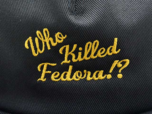 全3色【Mr.FATMAN/ミスターファットマン】2026SS「Embroidery Flip Cap